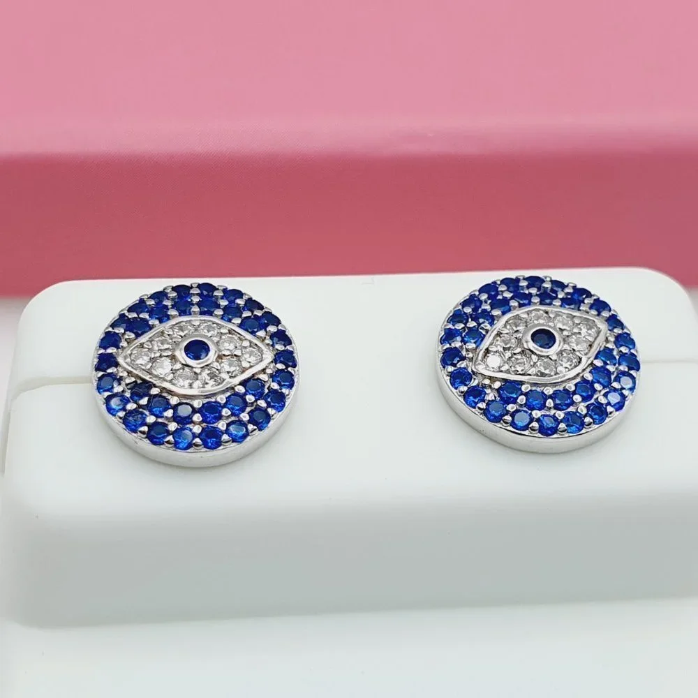 - 925 Sterling Silver Cubic Zirconia Earrings, U19254547